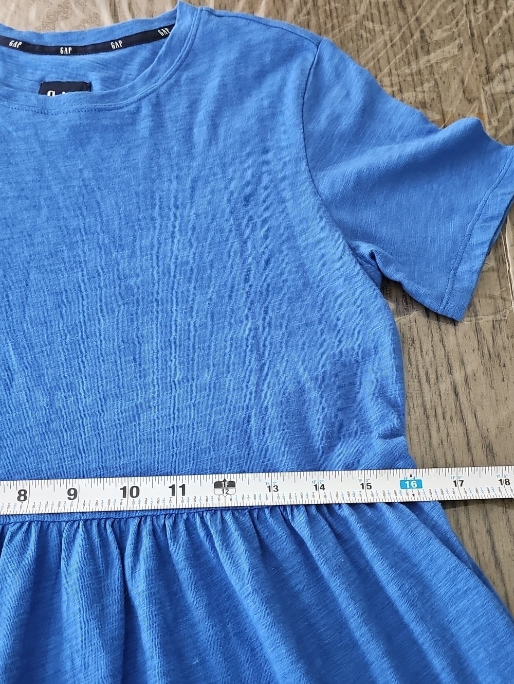 Gap Womens Blue Tiered Dress Size XS - Picture 6 of 8